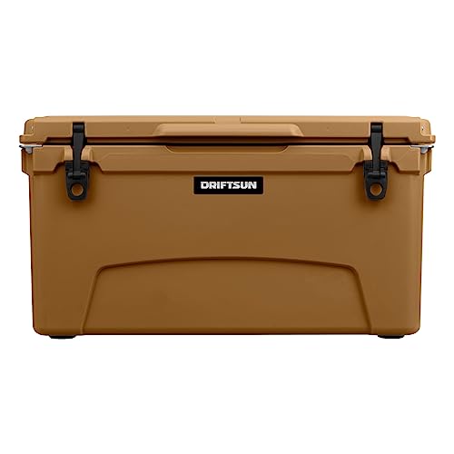 rotomolded cooler with 75 quart capacity