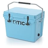 RTIC 20QT Ultra-Tough Cooler Hard Insulated Ice Chest Box for Beach, Drink, Beverage, Camping, Picnic, Fishing, Boat, Barbecue, Blue