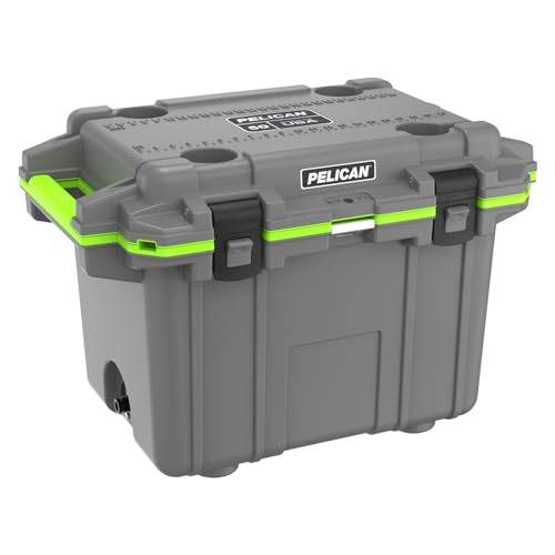 Pelican Elite 50 Quart Cooler (Dark Grey/Green)