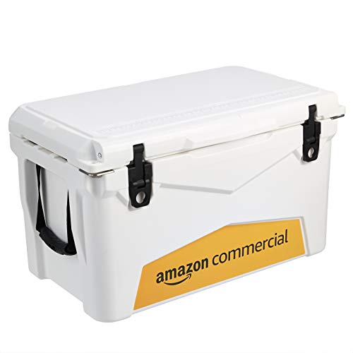 AmazonCommercial Rotomolded Cooler, 45 Qt., White
