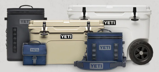 sizes of yeti coolers